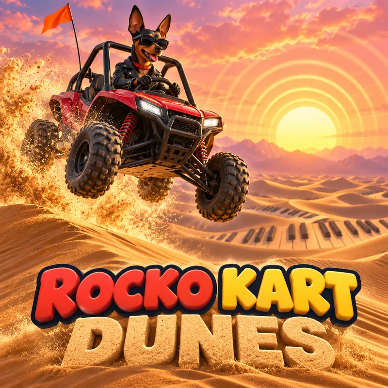 Rocko Kart: Dunes (Techno Theme) album cover